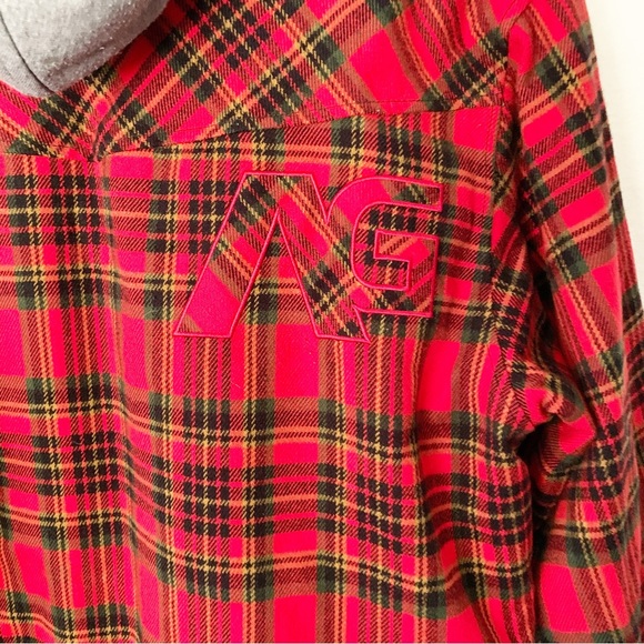 ANALOG Red Plaid Layered Men’s jacket Sz M - Picture 11 of 11